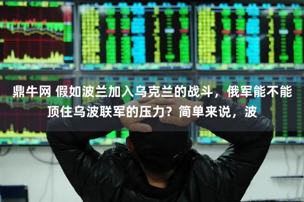 鼎牛网 假如波兰加入乌克兰的战斗，俄军能不能顶住乌波联军的压力？简单来说，波