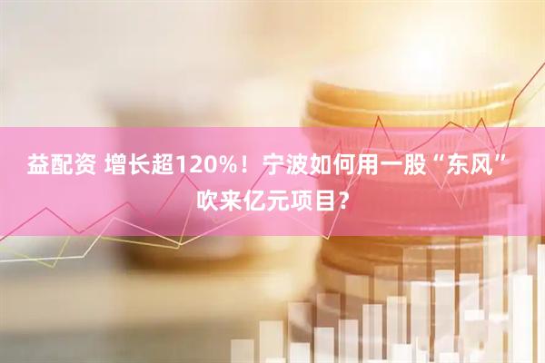 益配资 增长超120%！宁波如何用一股“东风” 吹来亿元项目？
