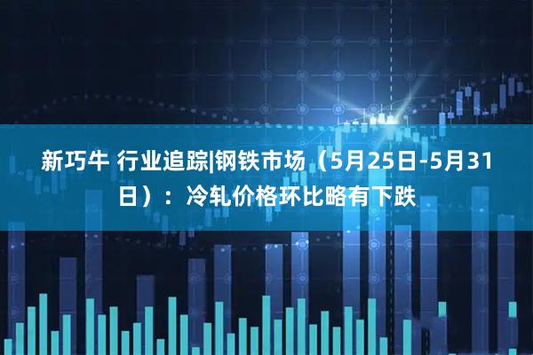 新巧牛 行业追踪|钢铁市场（5月25日-5月31日）：冷轧价格环比略有下跌